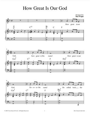 how great is our god sheet music: the influence of faith in literature